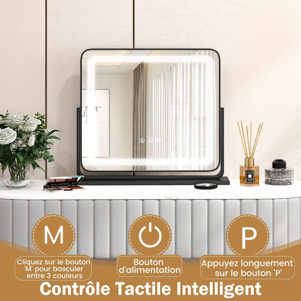 Miroir LED lumineux
