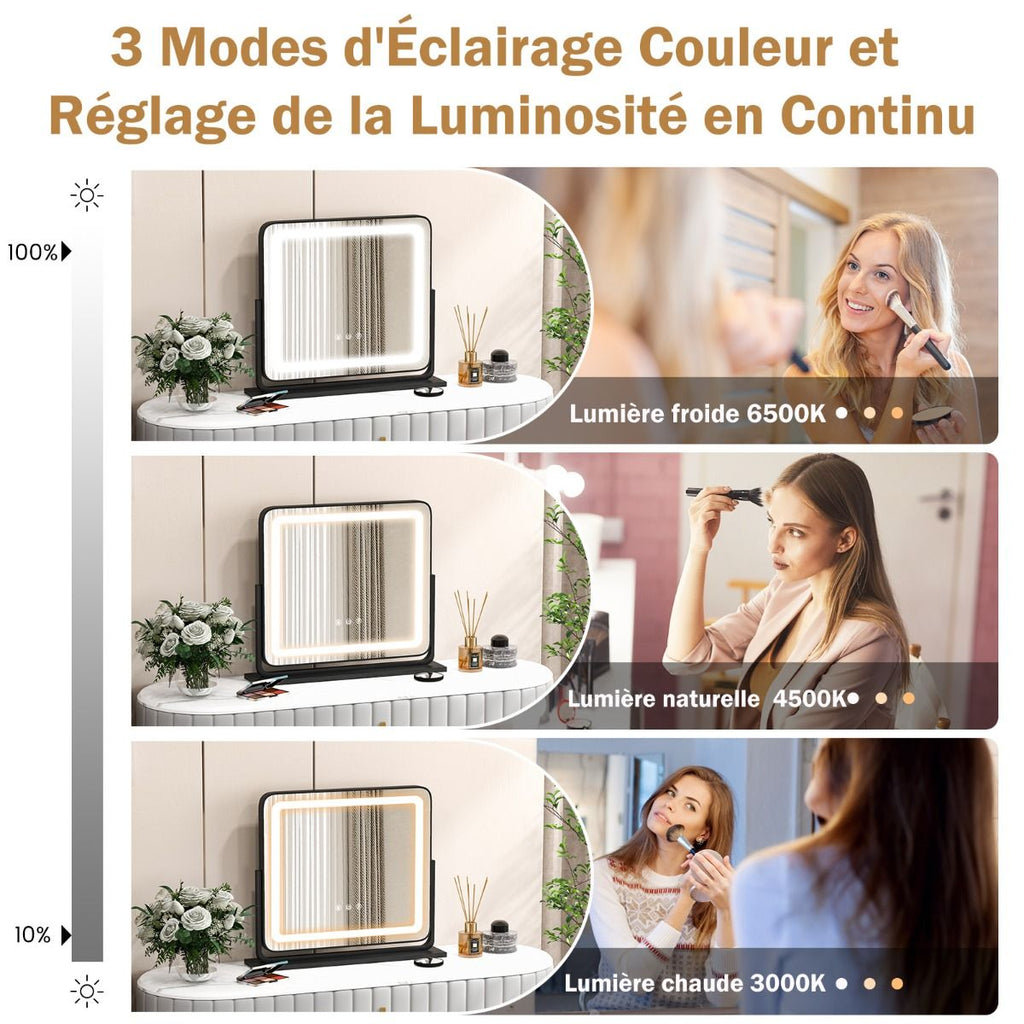 Miroir LED lumineux