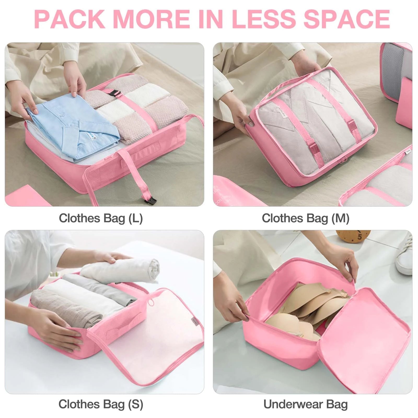 pack valise compression