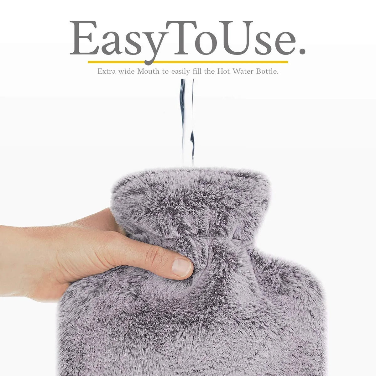 bouillotte 1L chaude pour l'hiver ou fraiche pour l'été