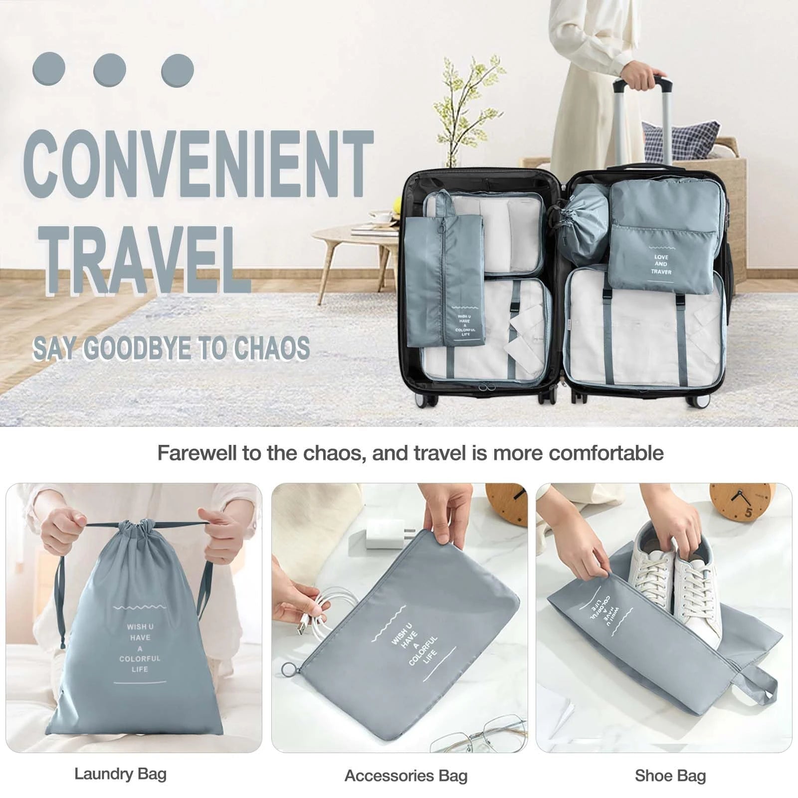 pack valise compression