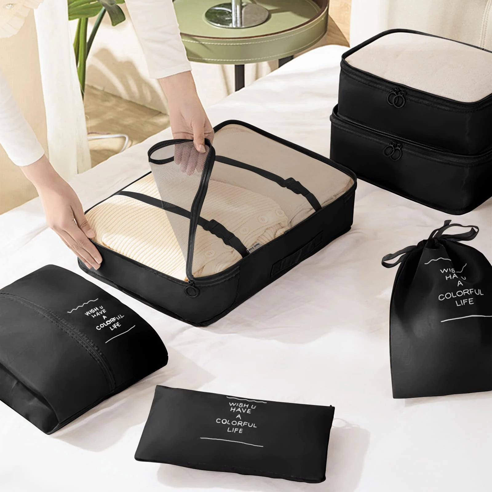 pack valise compression