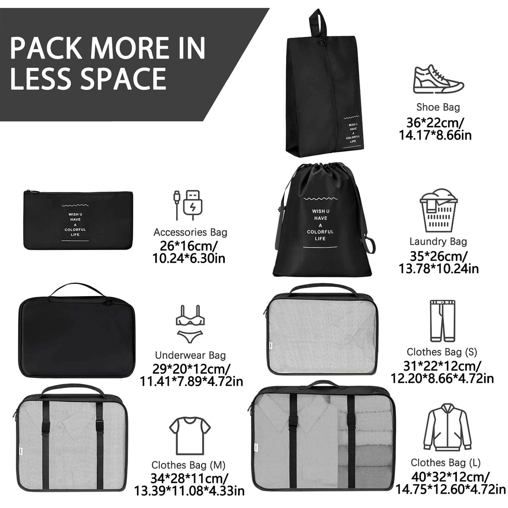 pack valise compression